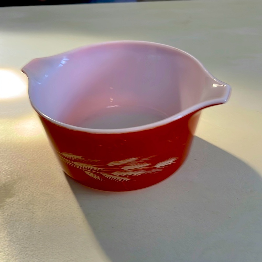 Pyrex wheat pattern